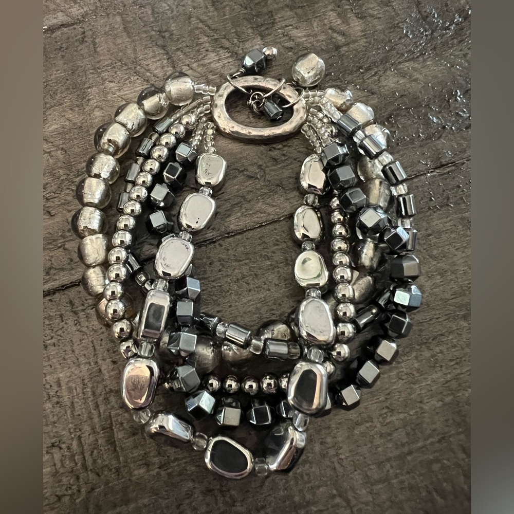 Silpada B1935 Hailstone Stretch Bracelet